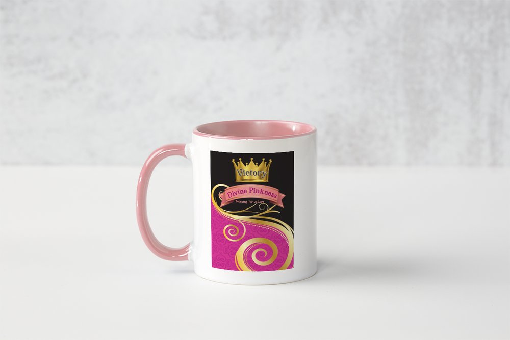 Devine Pinkness Mug (Pink handle)