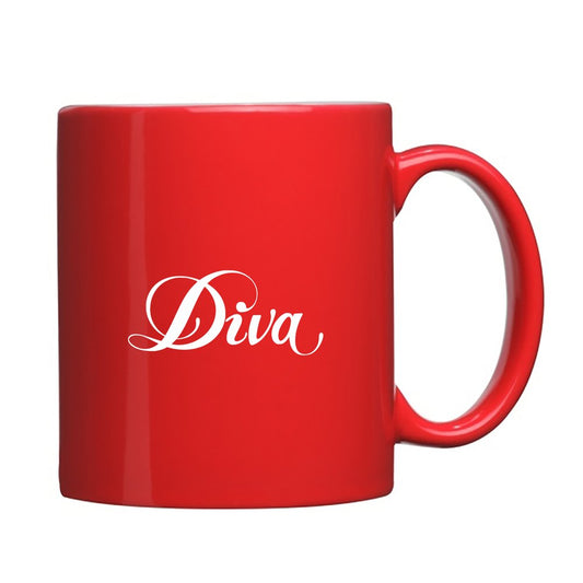 Diva Red Mug